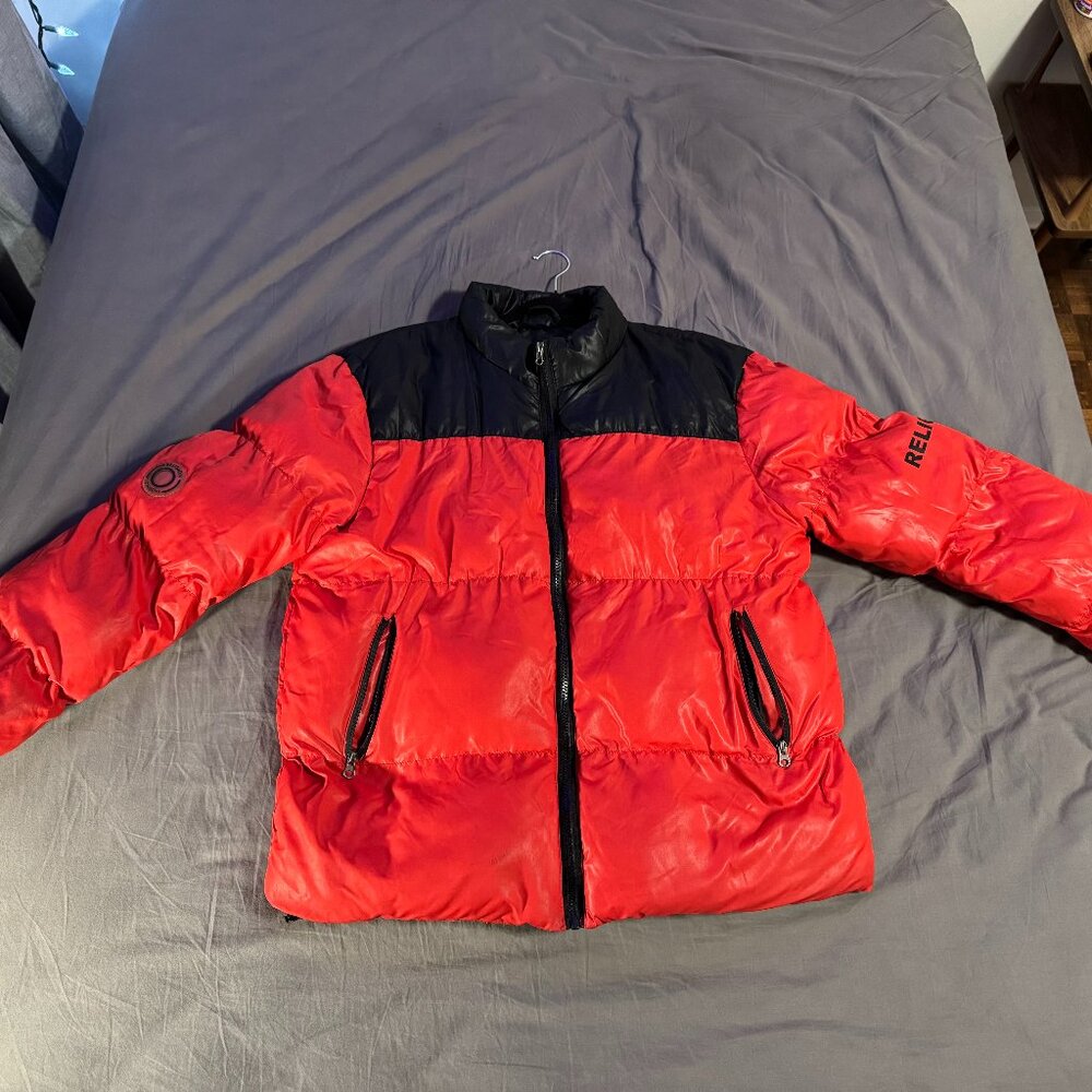 RELIGION LONDON WINTER JACKET (RED) (XL)